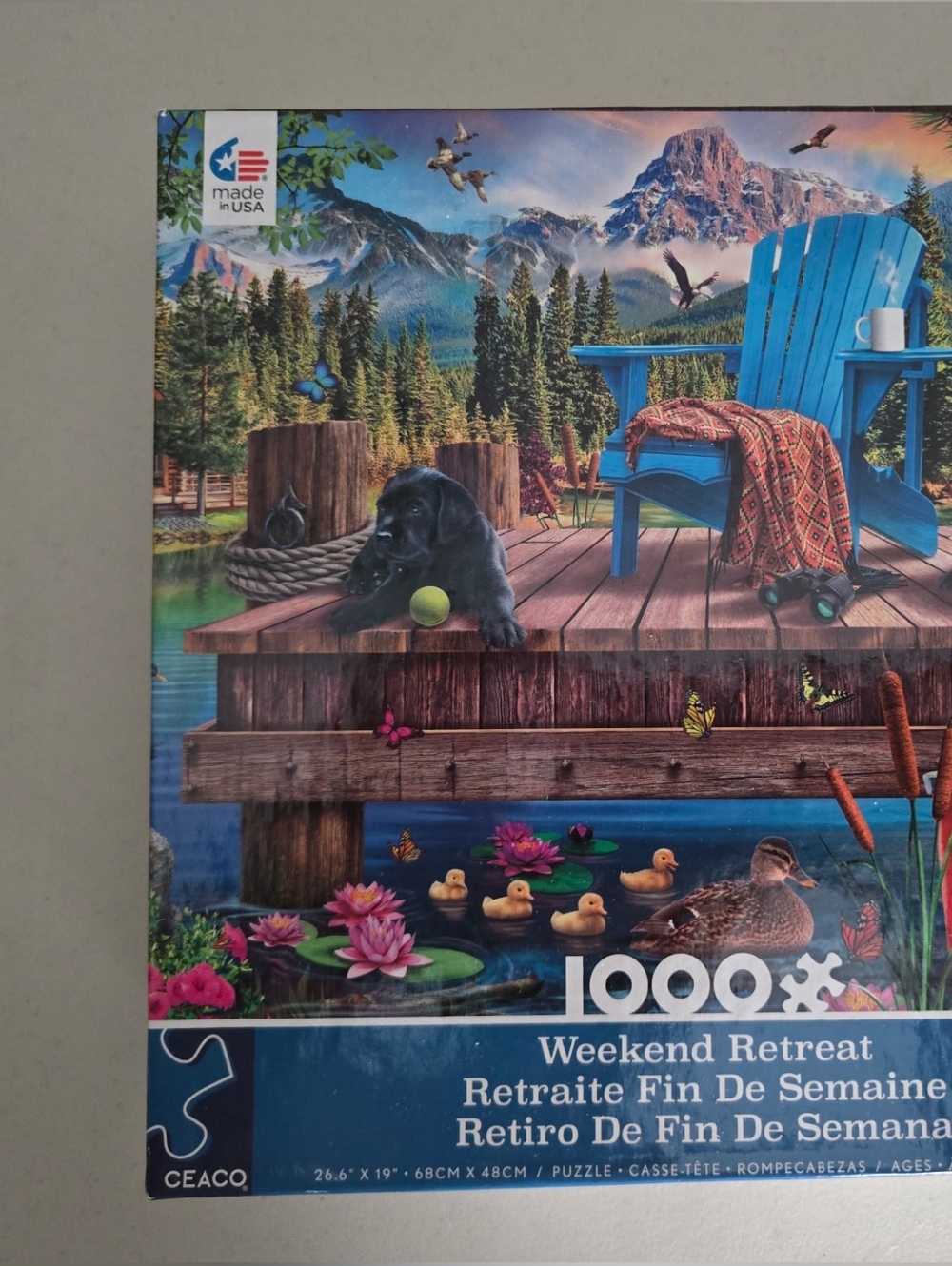 CEACO Weekend Retreat 1000-Piece Jigsaw Puzzle - Blue